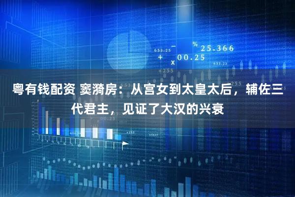 粤有钱配资 窦漪房：从宫女到太皇太后，辅佐三代君主，见证了大汉的兴衰
