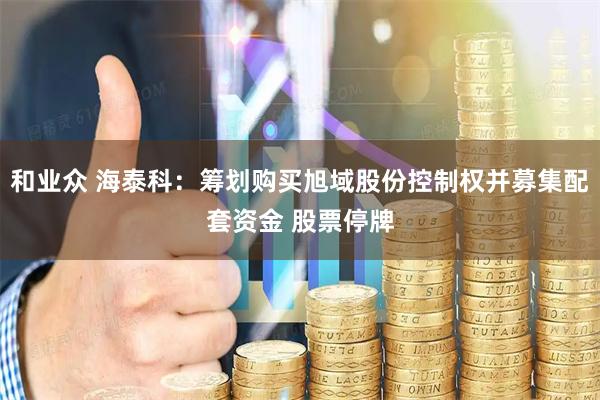 和业众 海泰科：筹划购买旭域股份控制权并募集配套资金 股票停牌
