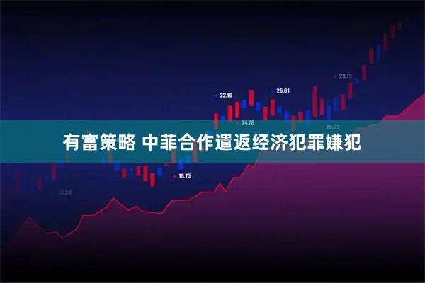 有富策略 中菲合作遣返经济犯罪嫌犯