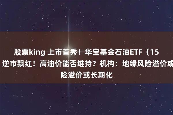 股票king 上市首秀！华宝基金石油ETF（159019）逆市飘红！高油价能否维持？机构：地缘风险溢价或长期化