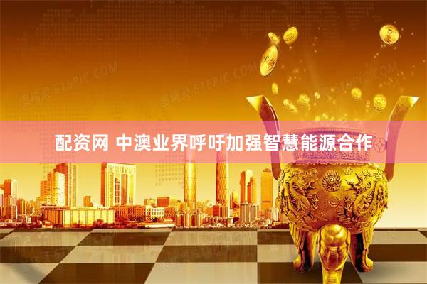 配资网 中澳业界呼吁加强智慧能源合作