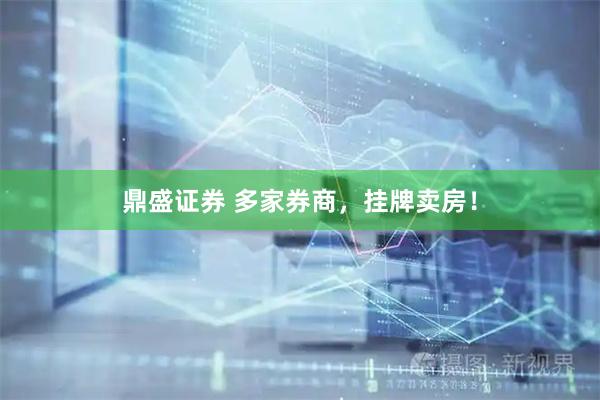 鼎盛证券 多家券商,挂牌卖房!