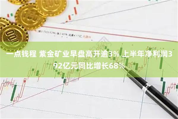 一点钱程 紫金矿业早盘高开逾3% 上半年净利润392亿元同比增长68%
